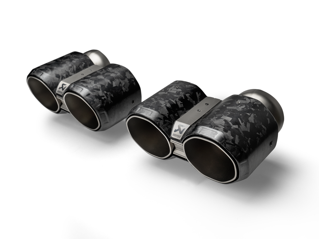 Akrapovic - Forged Carbon Tail Pipe Set (Hexagonal) - BMW G87 M2