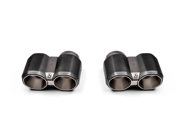Akrapovic - Carbon Tail Pipe Set (Hexagonal) - BMW G87 M2